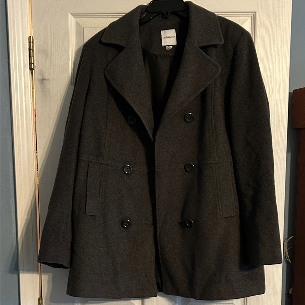 Croft & Barrow Women's Gray Peacoat